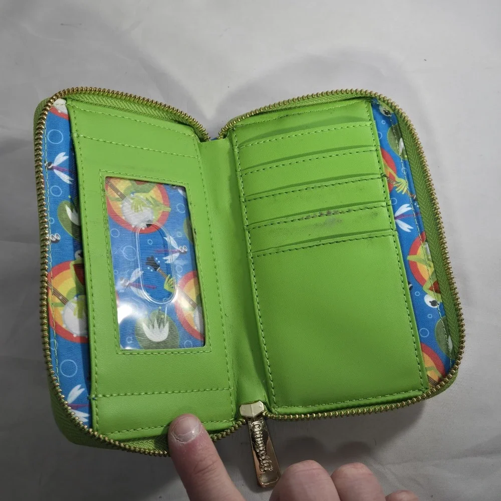 Disney Loungefly Kermit Rainbow Connection The Muppets Mini Backpack w/Wallet